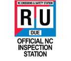 Official North Carolina State Inspection and Emissions Station